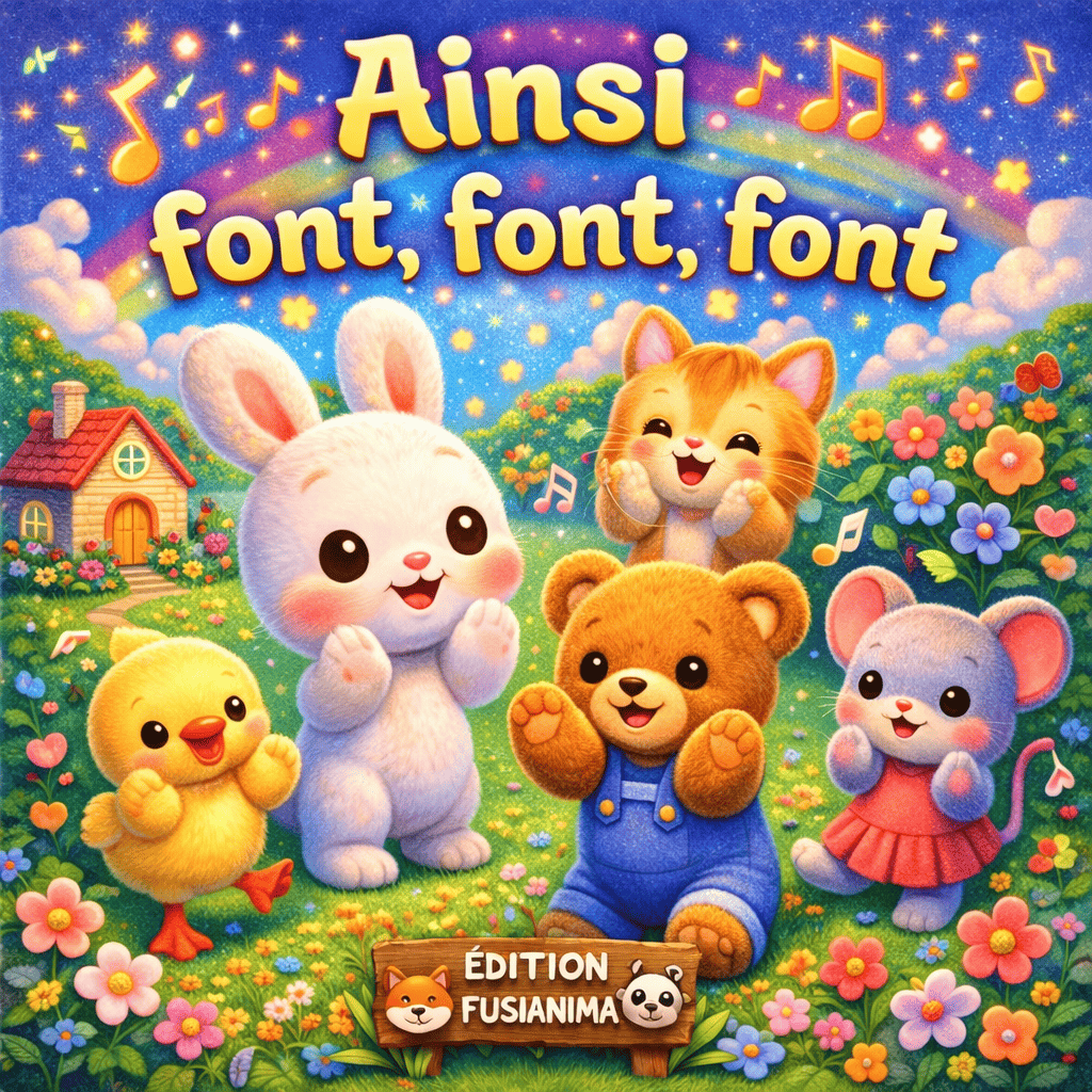  Ainsi font, font, font,