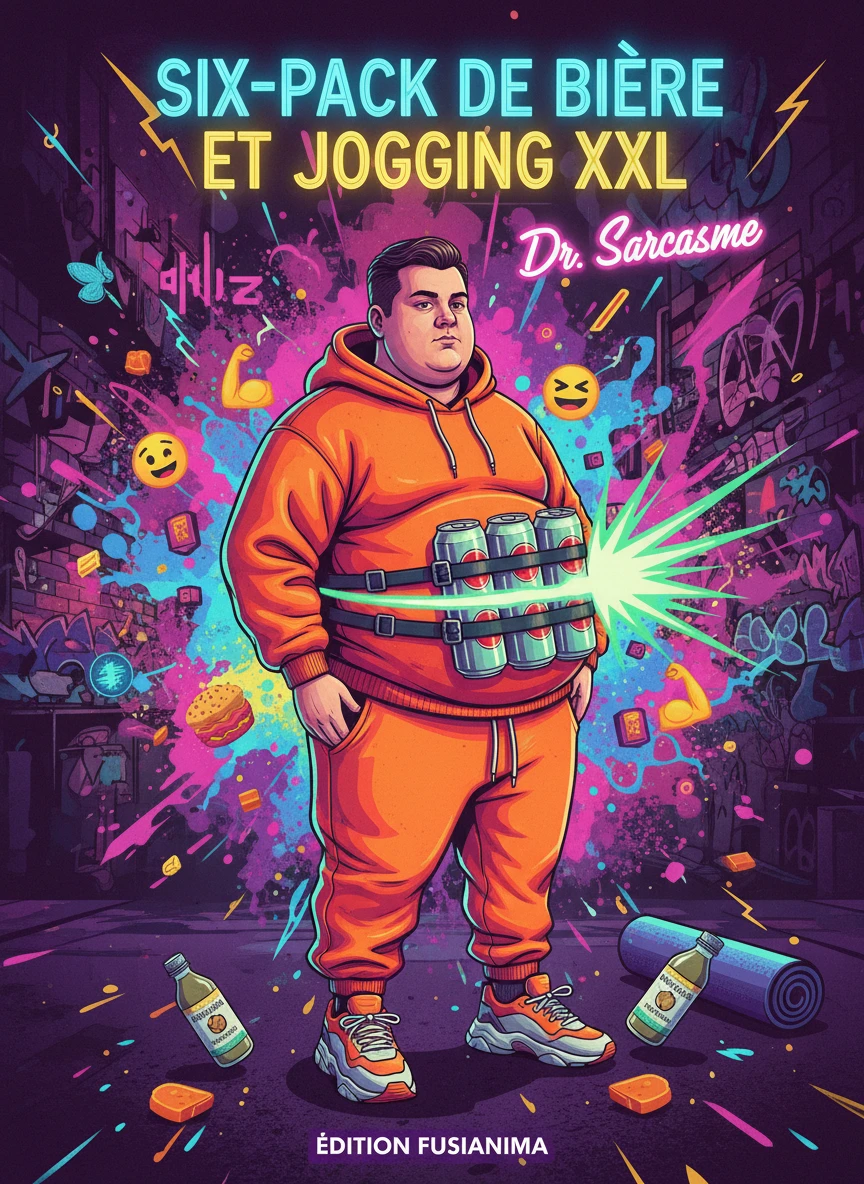 Six-pack de bière et jogging XXL