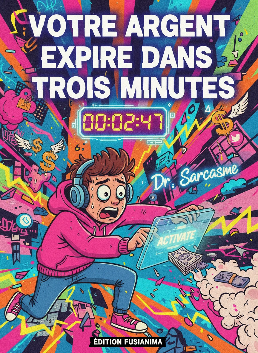Votre argent expire dans trois minutes