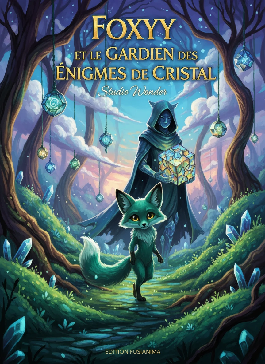 Foxyy et le Gardien des Énigmes de Cristal